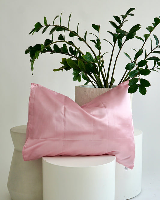 Pretty In Pink Satin Pillowcase