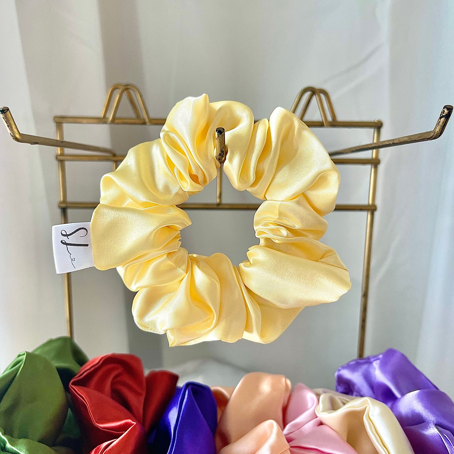 Ray Of Sunshine Satin Scrunchie