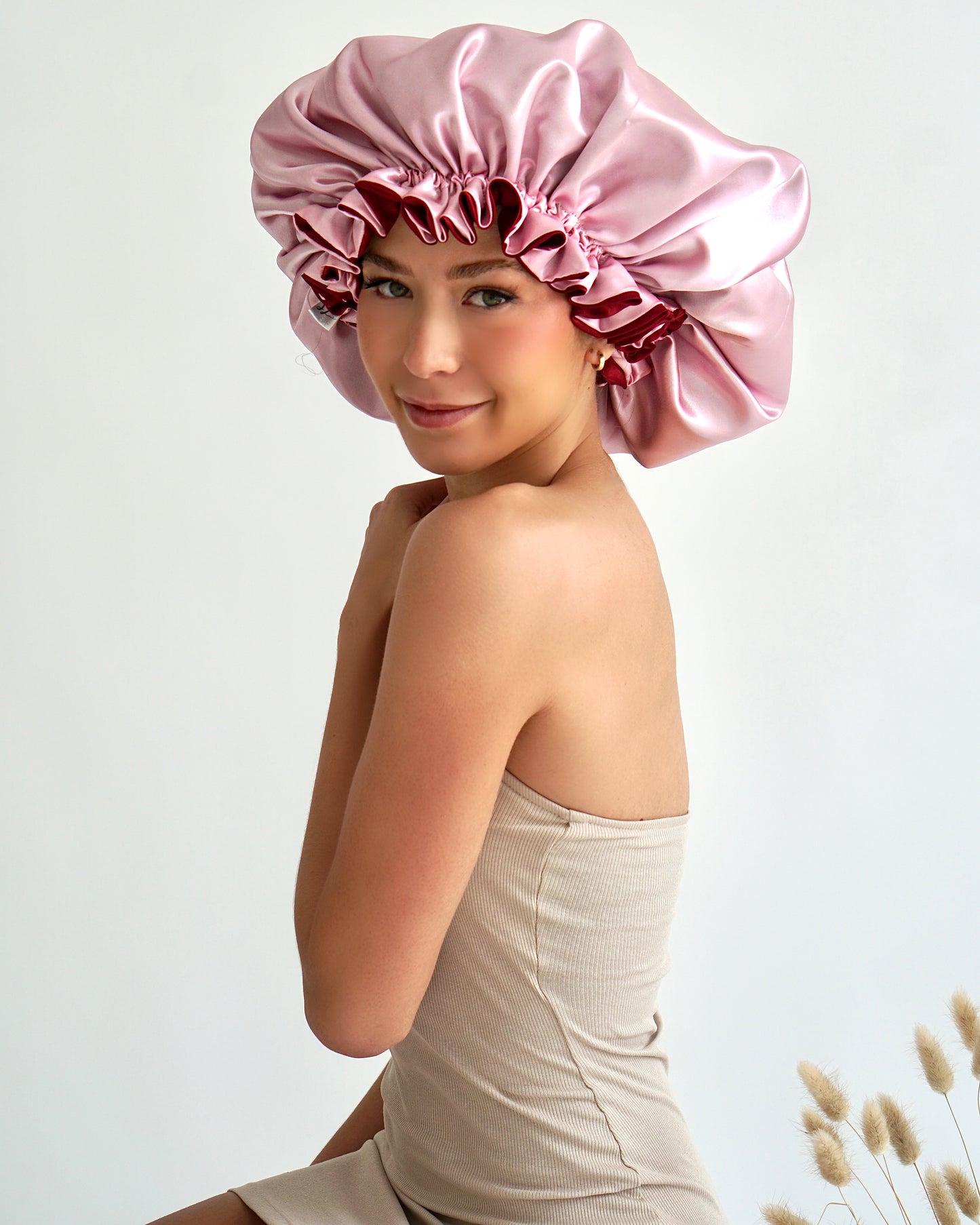 Love On Me Reversible Satin Bonnet