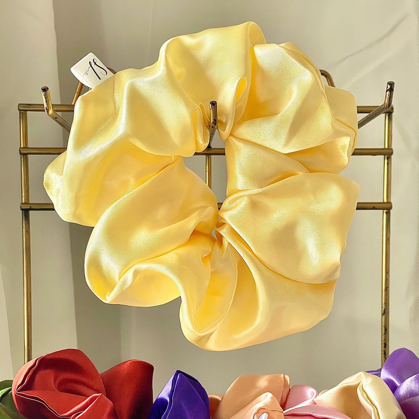 Ray Of Sunshine Satin Scrunchie