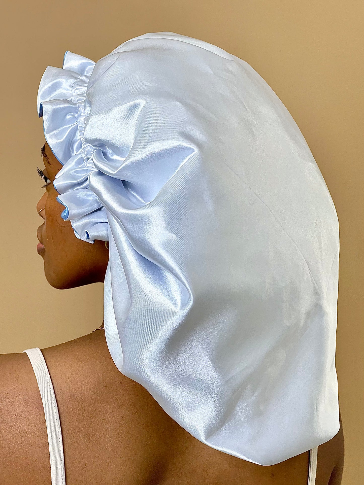 In The Clouds Reversible Satin Bonnet