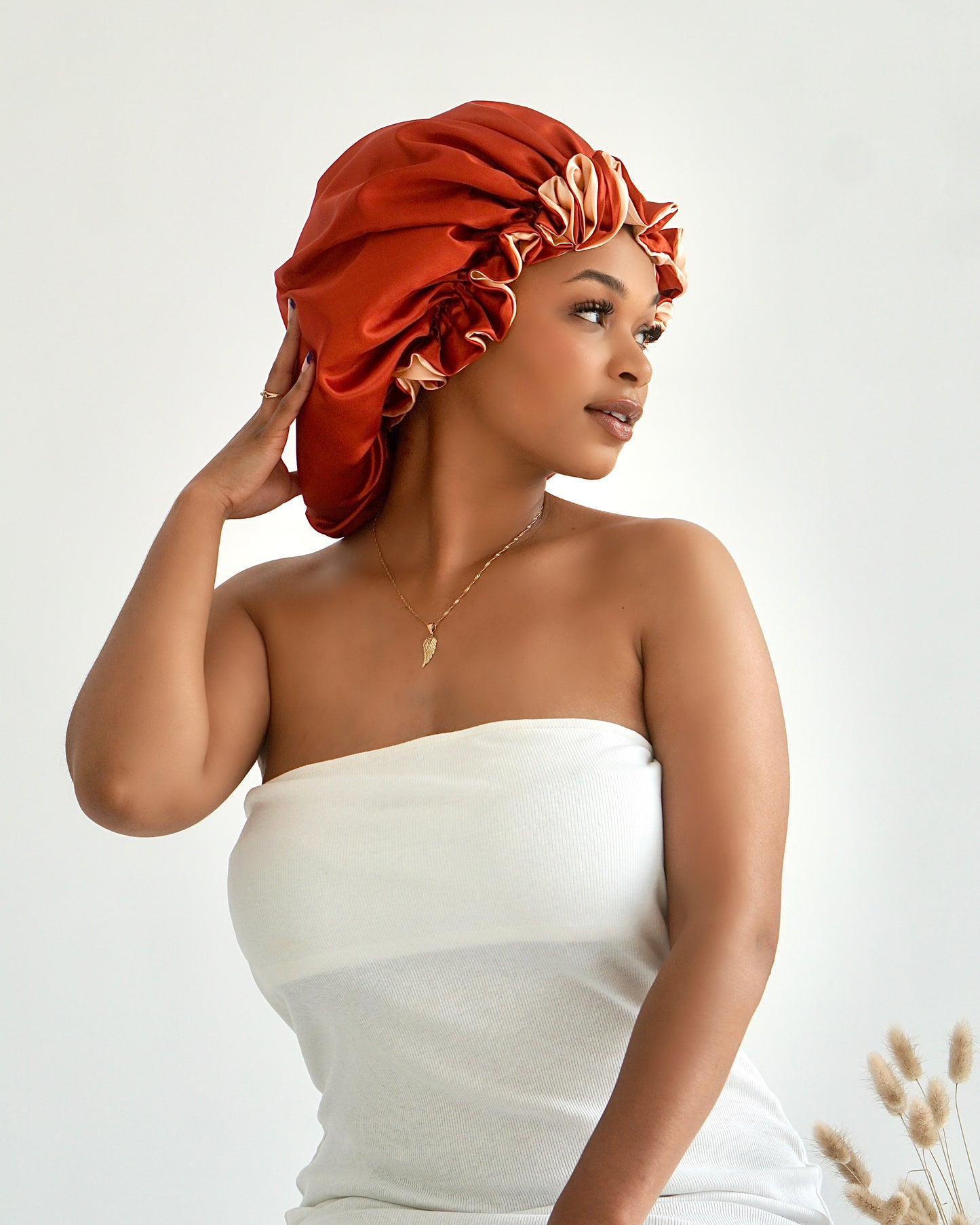 Sun Kissed Reversible Satin Bonnet