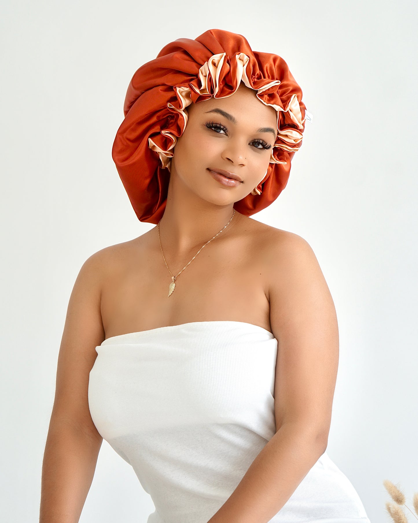 Sun Kissed Reversible Satin Bonnet