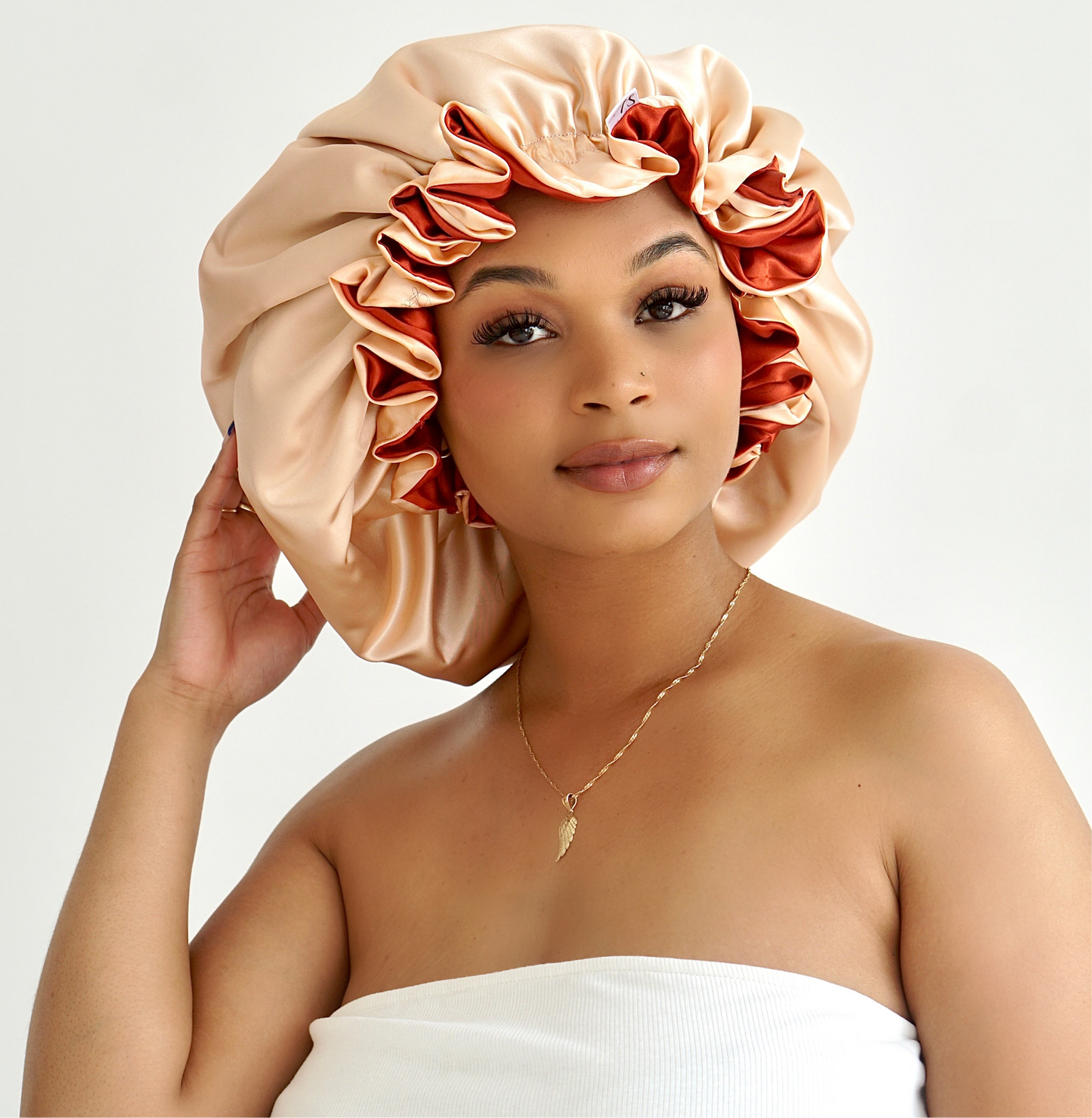 Sun Kissed Reversible Satin Bonnet