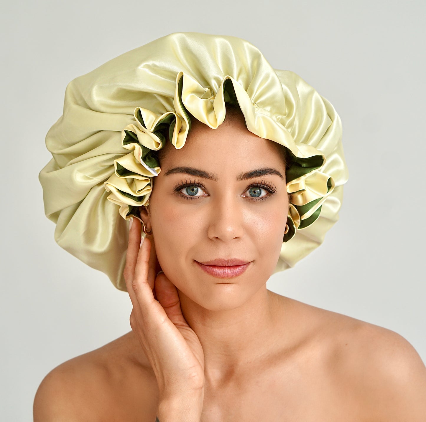 Avo-Kidding Me Reversible Satin Bonnet