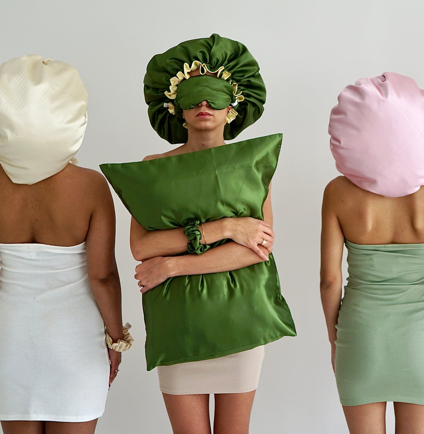 Avo-Kidding Me Reversible Satin Bonnet